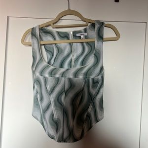 Miaou Campbell Corset in Swerve size L